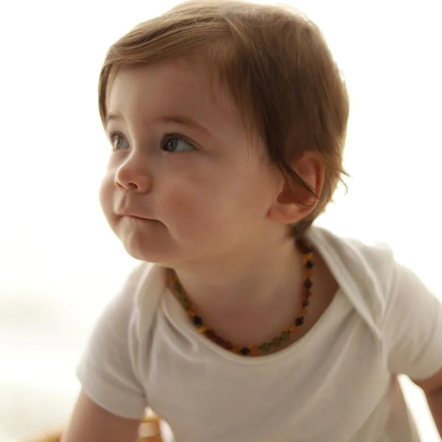 Kehribar Rahatlatıcı Bebek Kolyesi
