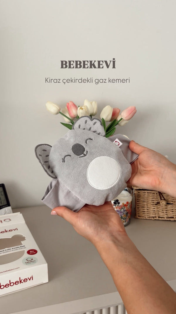 Kiraz Çekirdeği Dolgulu Koala Kolik Bebek Kemeri