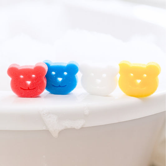 Ayıcık Bebek Banyo Süngeri Seti